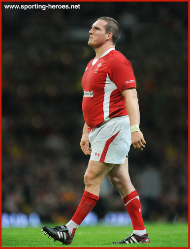 Gethin Jenkins - Wales - 2011 World Cup matches.