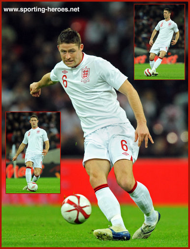 Gary Cahill - England - International football caps for England.