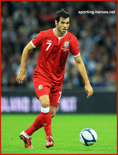 Joe Ledley - Wales - Euro 2012 qualifying matches