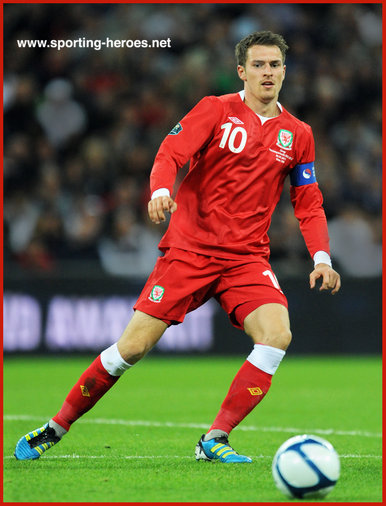 Aaron Ramsey - Wales - Euro 2012 qualifying matches.