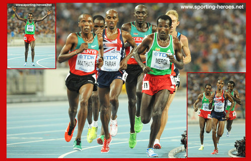 Imane Merga - Ethiopia - World Athletics Championships 10,000 finalist.