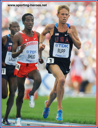 Galen Rupp - U.S.A. - 2011 World Athletics Championships - 7th.in 10,000m.