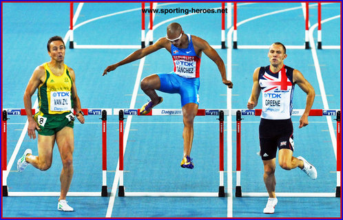 Felix Sanchez - Dominican Republic - 2011 World Championships finalist.