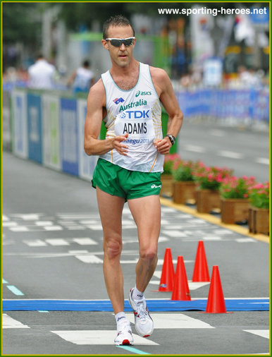 Luke ADAMS - Australia - 2011 World Championships fifth finisher in 50k race walk.