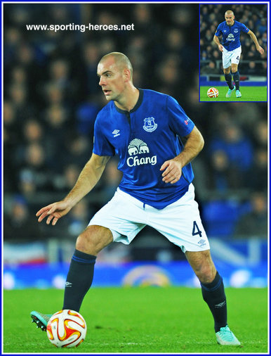 Darron Gibson - Everton FC - Premiership Appearances