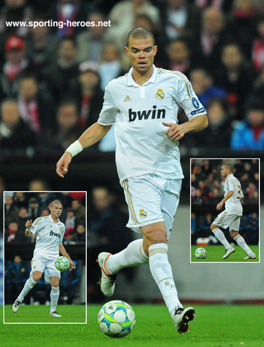 Pepe - Real Madrid - Champions League 2012 knock out matches.