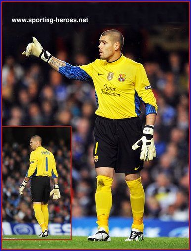 Victor Valdes - Barcelona - Champions League 2012 Knock out matches.