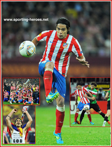 Radamel Falcao - Atletico Madrid - 2012 Europa League Cup Final (Bucharest)