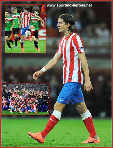 FILIPE LUIS - Atletico Madrid - 2012 Europa League Cup Final (Bucharest)
