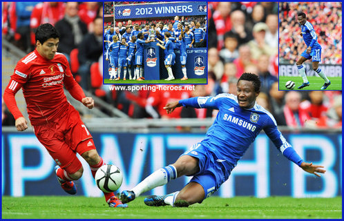 John Obi Mikel - Chelsea FC - 2012 F.A. Cup winner at Wembley.