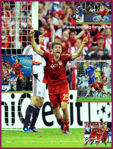 Thomas Muller - Bayern Munchen - 2012 Champions League Final .