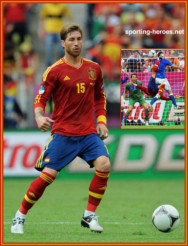 Sergio Ramos - Spain - 2012 European Championships - winner.