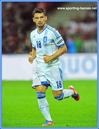 Sotiris Ninis - Greece - 2012 European Champs & 2010 World Cup.