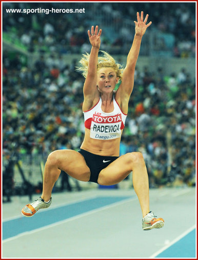 Ineta Radevica - Latvia - 2011 World bronze medallist in the long jump.