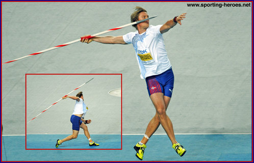 Andreas Thorkildsen - Norway - 2011 silver medal at World Championships.