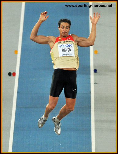Sebastian Bayer - Germany - 2011:  World Championships 8th;  European Indoors 1st.