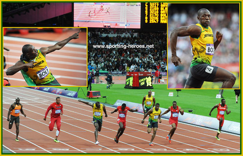 Usain Bolt - Jamaica - Bolt retains his Olympic 100m title in London.