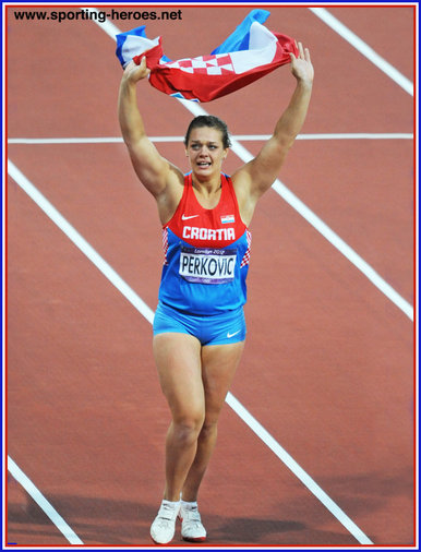 Sandra Perkovic - Croatia  - 2012 Olympics Discus Gold.