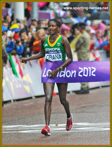 Tiki GELANA - Ethiopia - 2012 Olympic Games Marathon Gold.