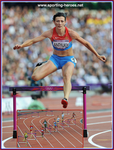 Natalya Antyukh - Russia - 2012 Olympics 400m Hurdles Gold.
