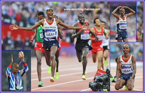 Mo Farah - Great Britain & N.I. - Double Olympic Champion 2012.