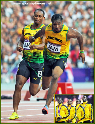 Michael Frater - Jamaica - Gold medal Olympic 4x100m relay.