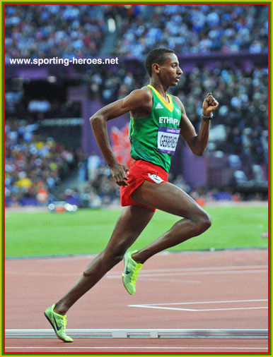 Mekonnen GEBREMEDHIN - Ethiopia - 6th. in 1500m 2012 Olympic Games.