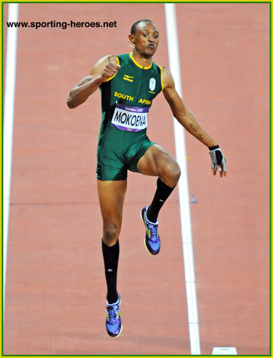 Godfrey Khotso Mokoena - South Africa - 2012 Olympic finallist in the long jump.