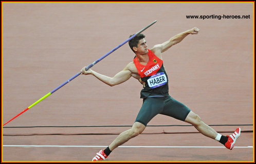 Tino HABER - Germany - 2012 Olympic Games finallist in the javelin.