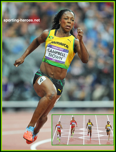 Veronica Campbell-Brown - Jamaica - 2012 Olympic Games finalist.