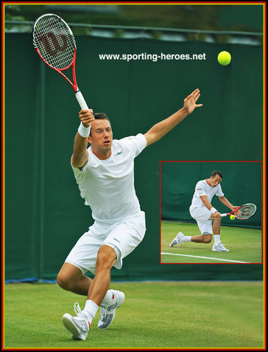 Phillipp Kohlschreiber - Germany - Quarter finalist at a Grand Slam event  for the first time.