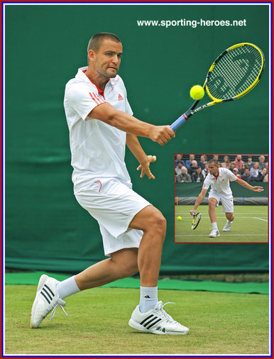 Mikhail Youzhny - Russia - Quarter finalist at Wimbledon 2012.
