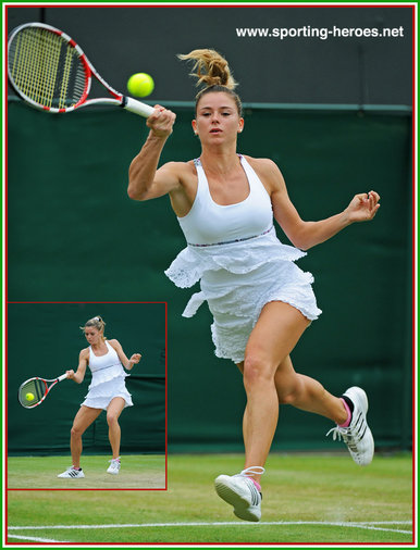 Camila  GIORGI - Italy - Last 16 at Wimbledon 2012.