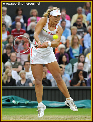 Angelique  KERBER - Germany - Semi finalist at Wimbledon 2012.