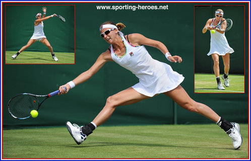 Yaroslava Shvedova - Kazakhstan - Last sixteen at Wimbledon in 2012.