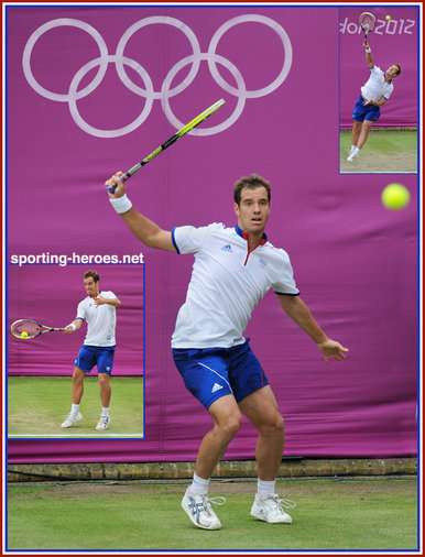 Richard Gasquet - France - Last sixteen at three Grand Slams in 2012.