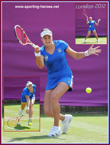 Nadia Petrova - Russia - 2012 Wimbledon Last Sixteen & Olympic Bronze.