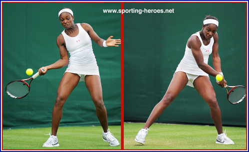 Sloane STEPHENS - U.S.A. - Last sixteen at 2012 French Open.