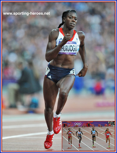 Christine Ohuruogu - Great Britain & N.I. - Silver medal at London 2012 Olympics.