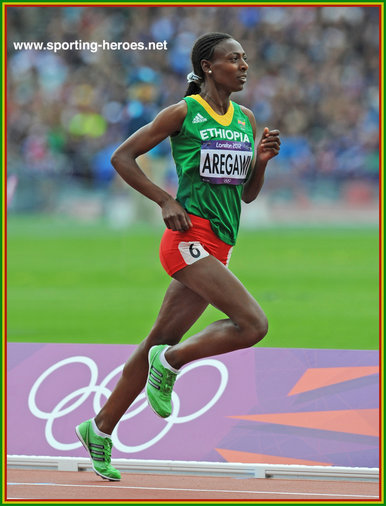 Abeba AREGAWI - Fifth place in 1500m at 2012 Olympics.