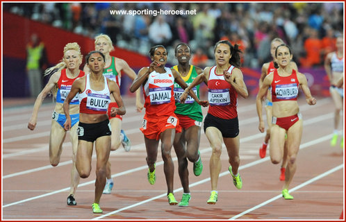 Maryam Yusuf Jamal - Gold medal in 1500m at 2012 Olympic Games (eventully).