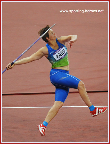 Martina RATEJ - Slovenia - 2012 Olympics 7th in javelin.
