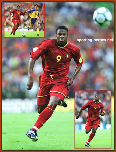 Emile Mpenza - Belgium - UEFA Championnat d'Europe 2000