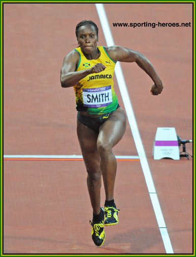 Trecia Smith - Jamaica - 7th at 2012 Olympics.