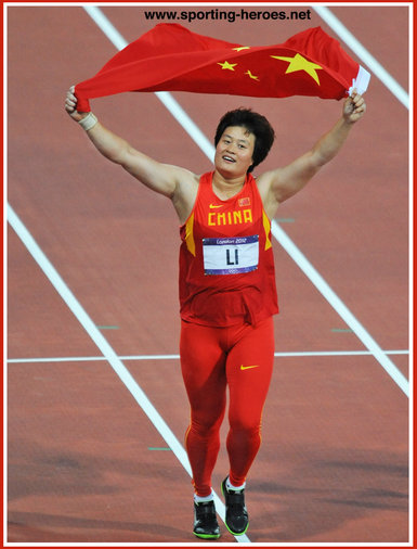 Yanfeng Li - China - 2011 World Championships discus Gold medal.