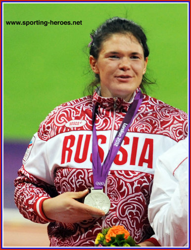Darya Pishchalnikova - Russia - European discus champion & several drug disqualifications.
