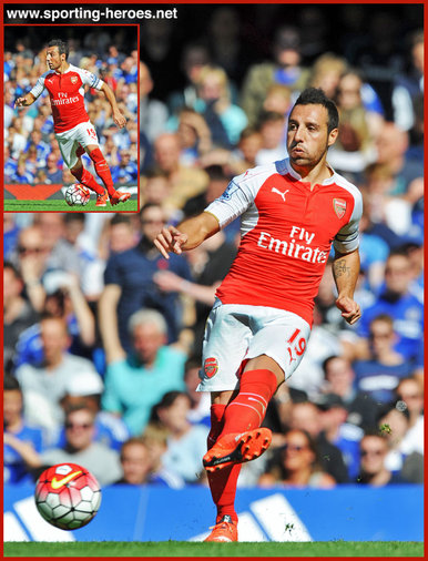 Santiago Cazorla - Arsenal FC - Premiership Appearances