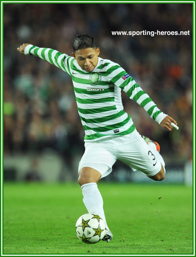 Emilio Izaguirre - Celtic FC - Champions League 2012 - 2013