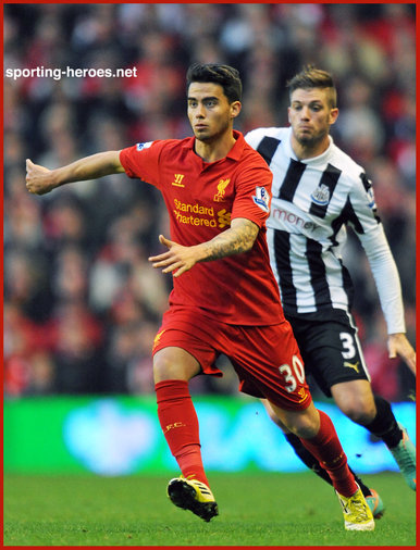 Jesus "Suso" FERNANDEZ - Liverpool FC - Premiership Appearances
