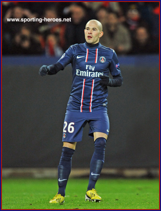 Gregory van der Wiel (PSG), MARCH 6, 2013 - Football / Soccer : UEFA  Champions League Round of 16, 2nd leg match between Paris Saint-Germain 1-1  Valencia CF at Parc des Princes